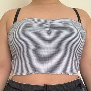 Striped crop top from PacSun